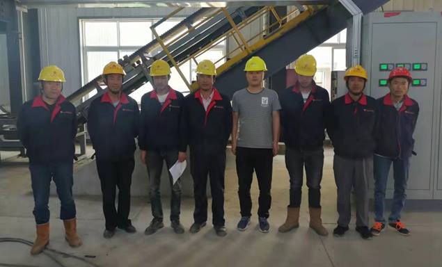 Introduction this zinc slag treatment conveyor system